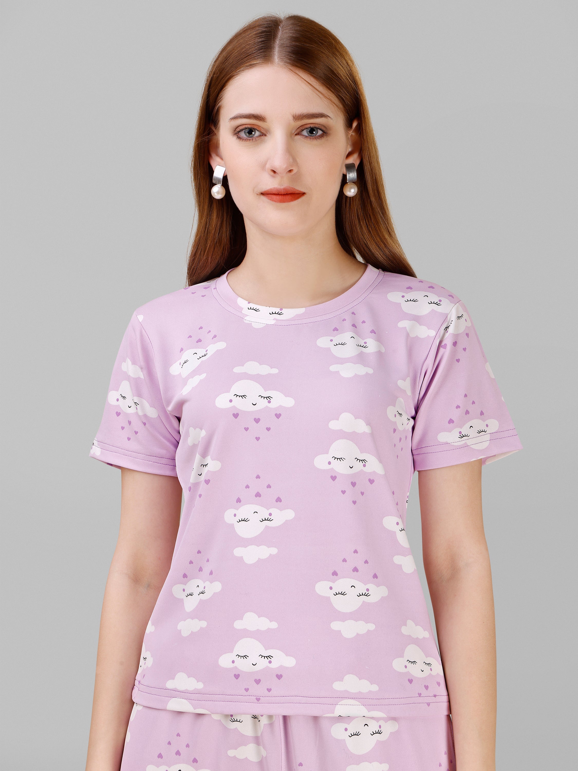 Women's Cloud Print Co-ord Set