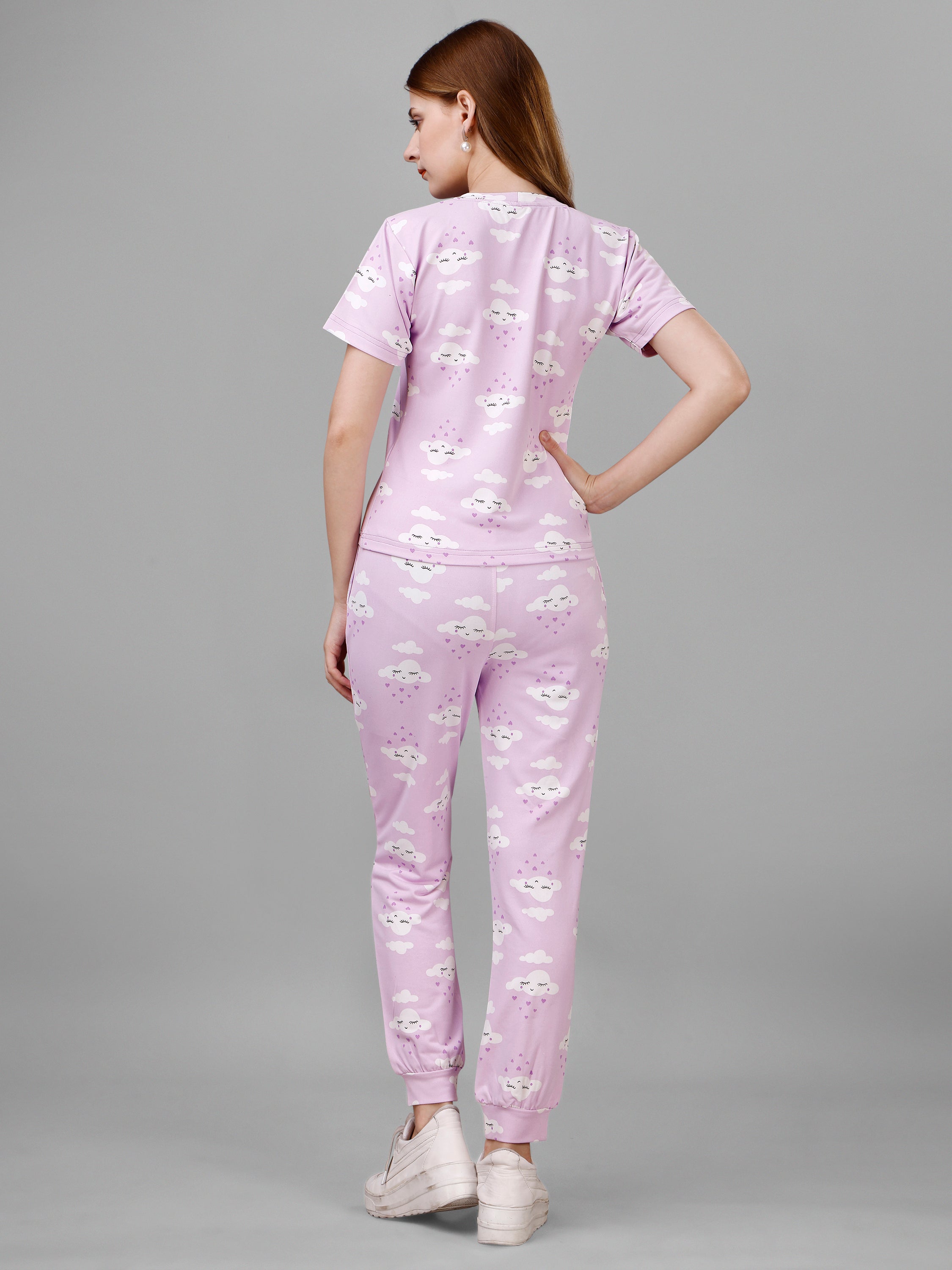 Women's Cloud Print Co-ord Set