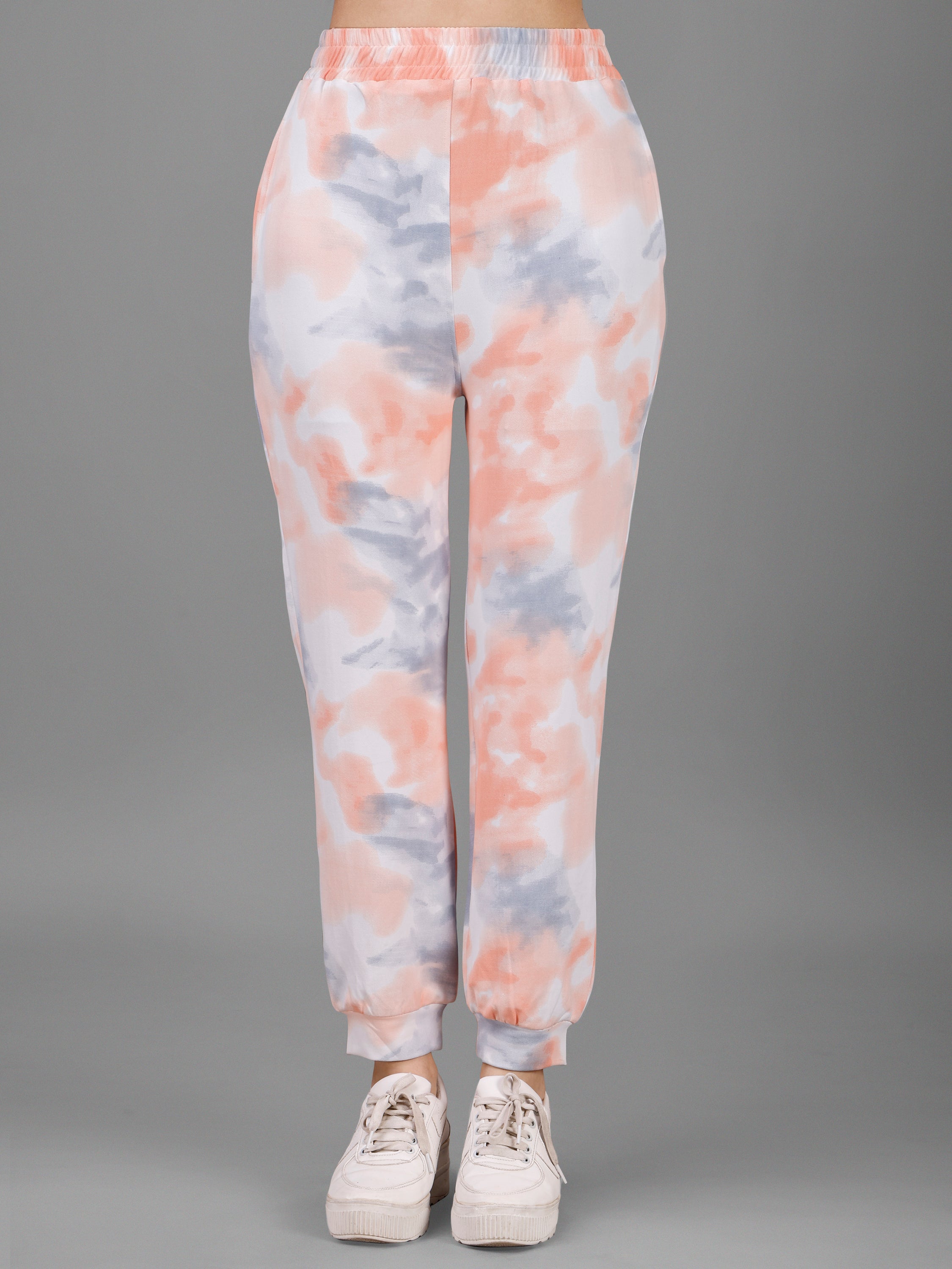 Light Orange Printed Co-ord Set