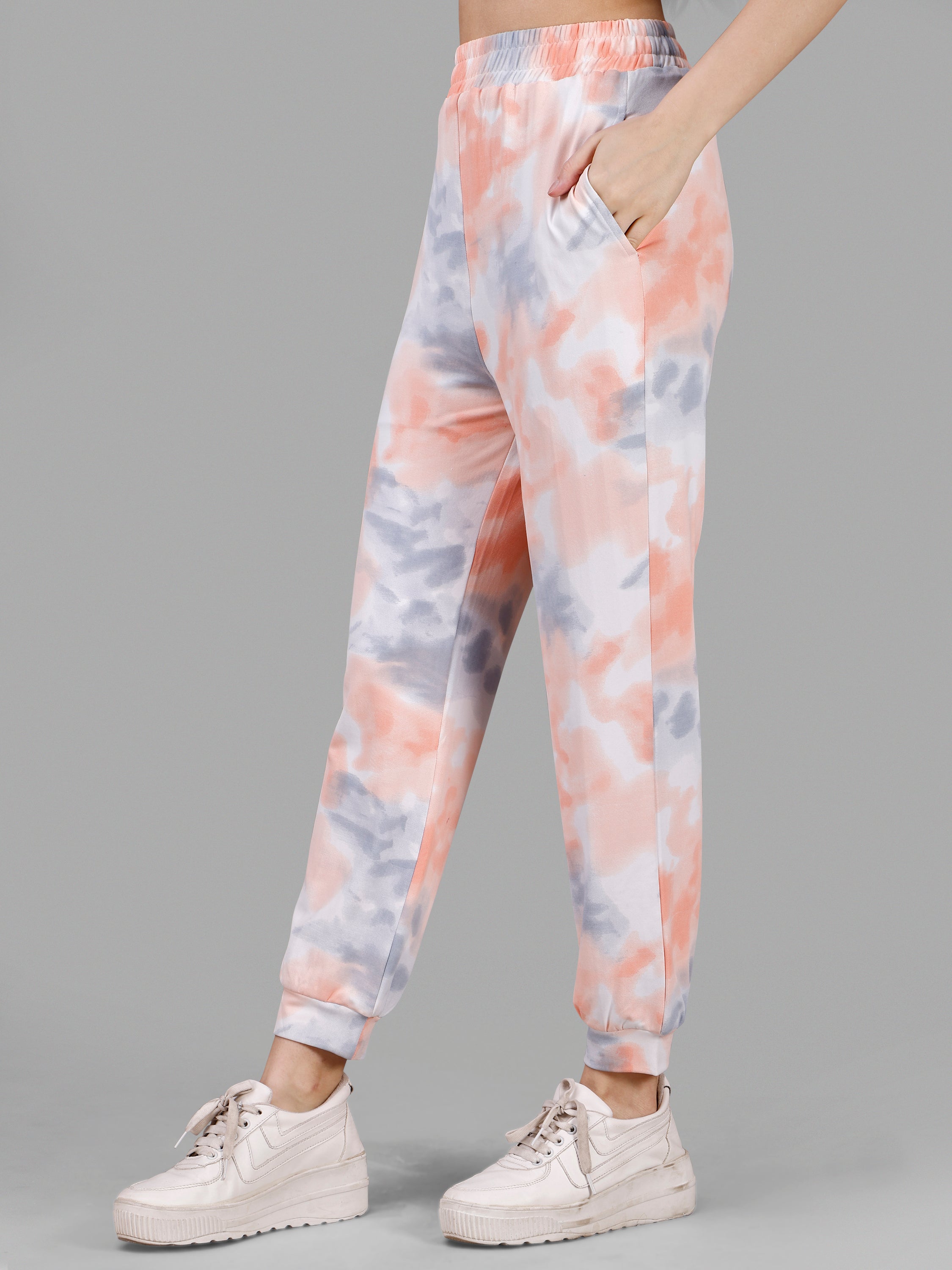 Light Orange Printed Co-ord Set