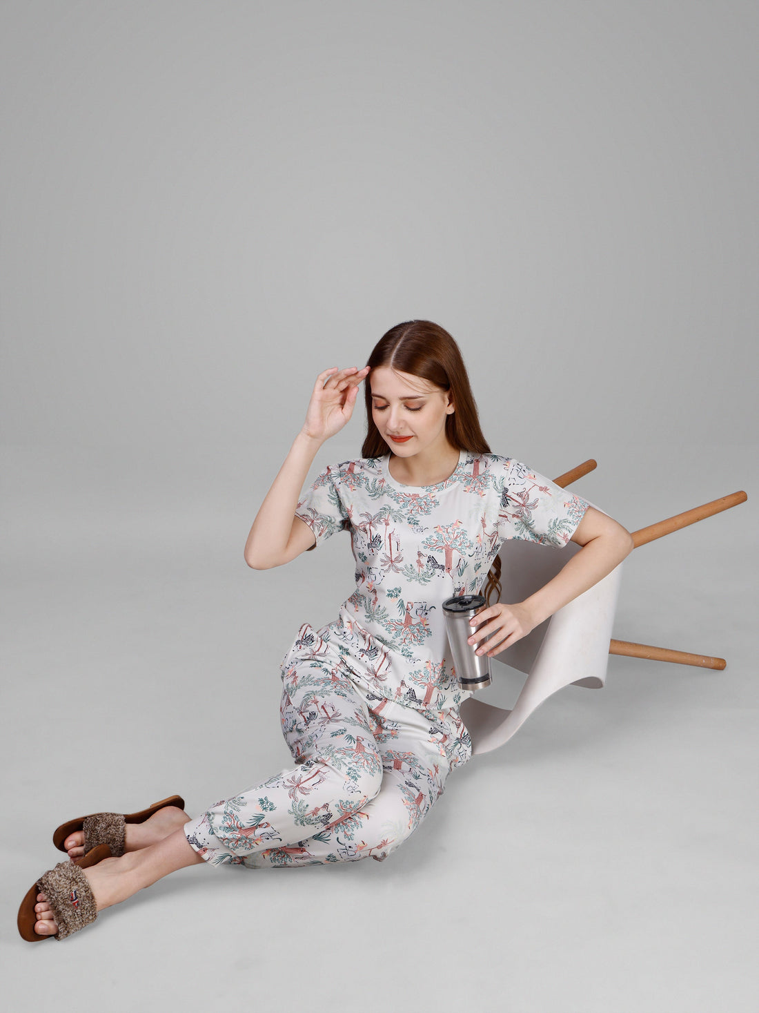 Leaf Print Co-ord Set