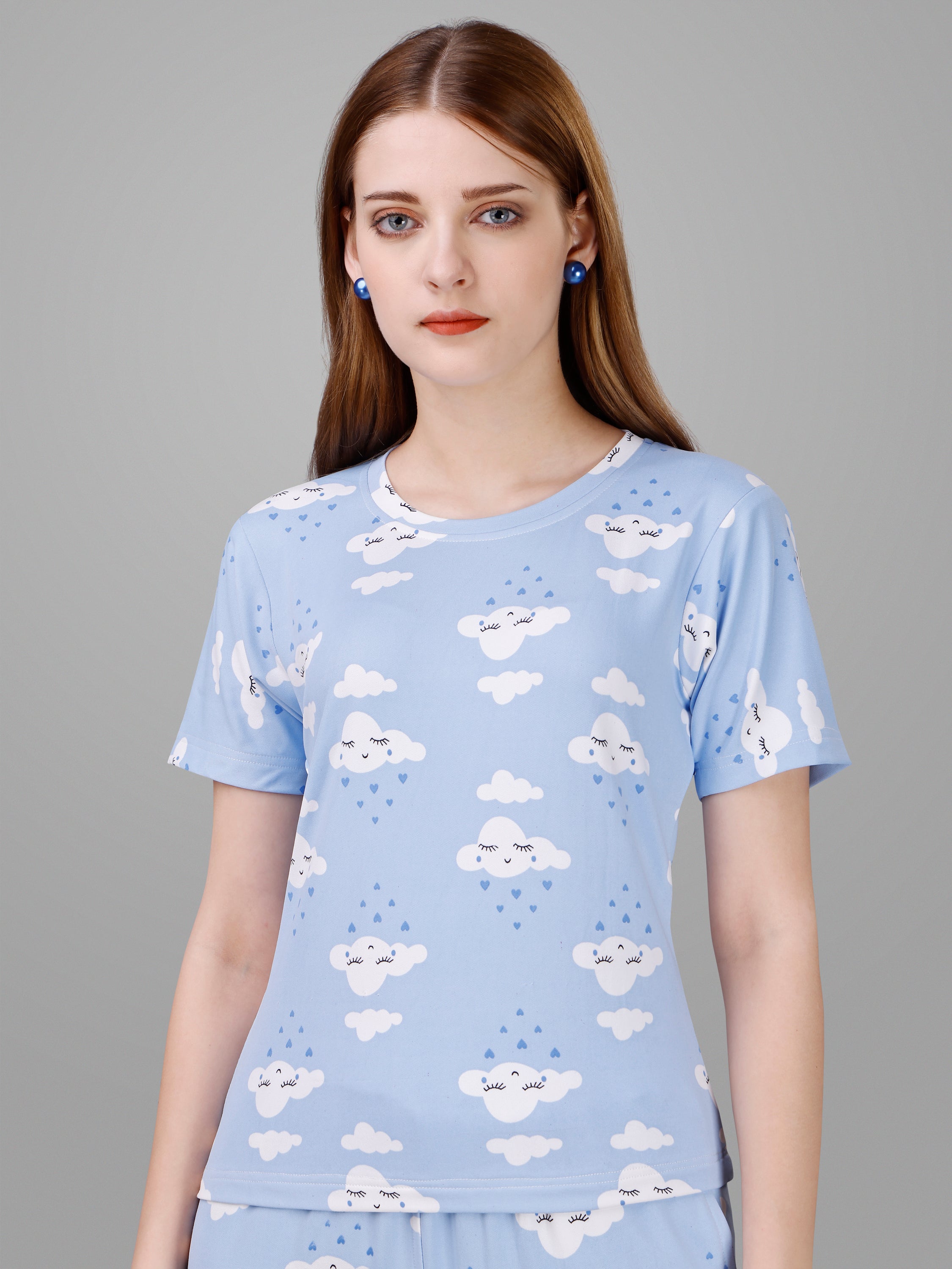 Light Blue Printed Co-ord Set