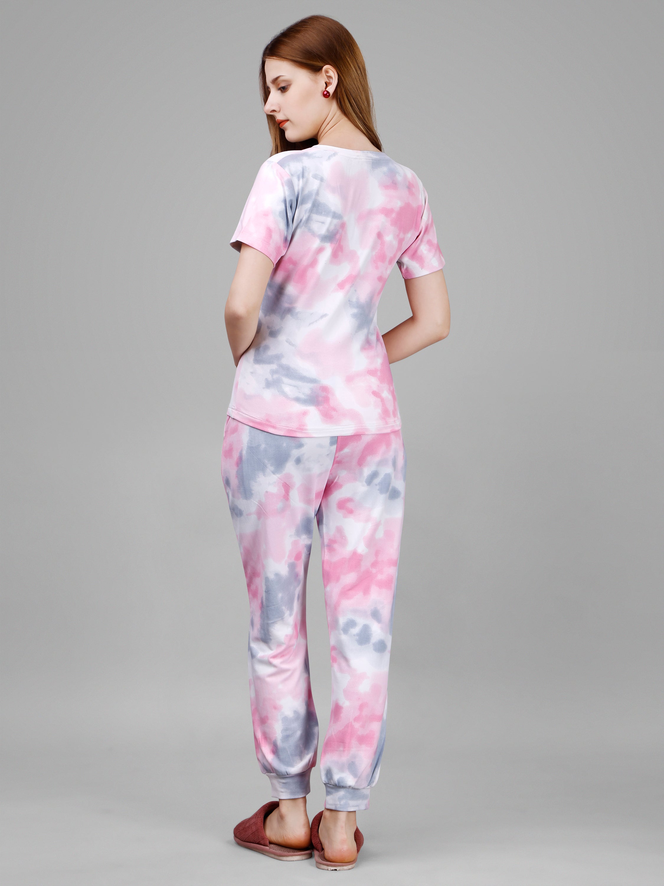 Pink Printed Co-ord Set